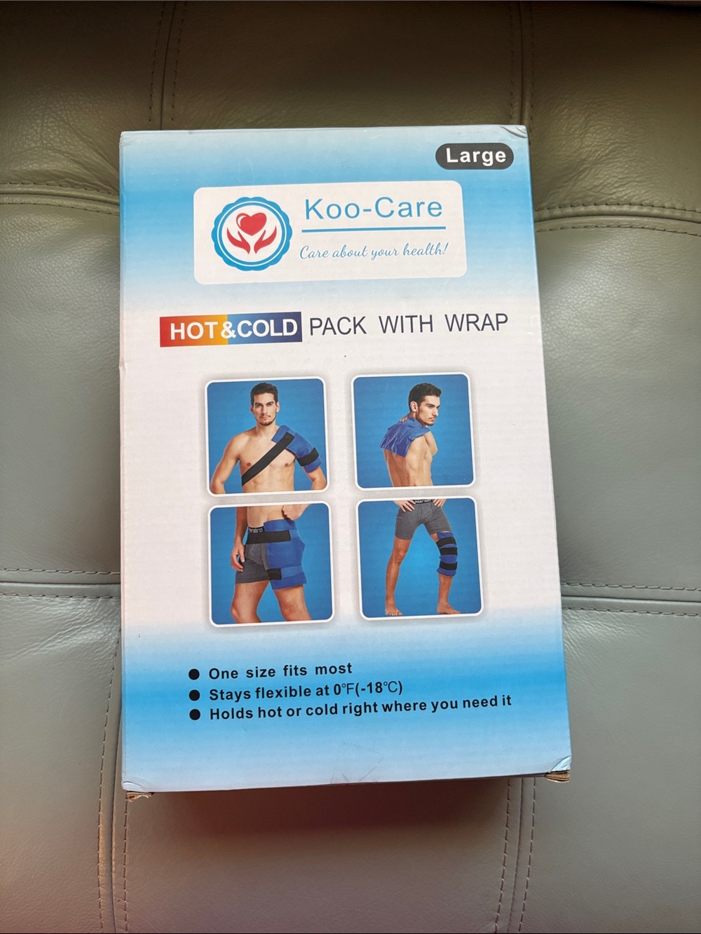 Large Hot & Cold Therapy Pack with Blue Wrap